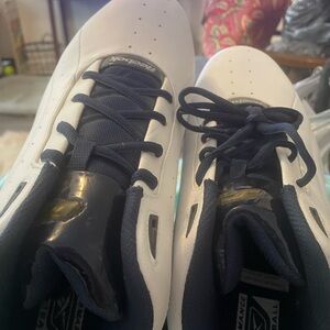 Reebok Classic White and Black Basketball Shoes